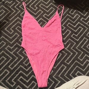 Zara Pink One Piece Swimsuit